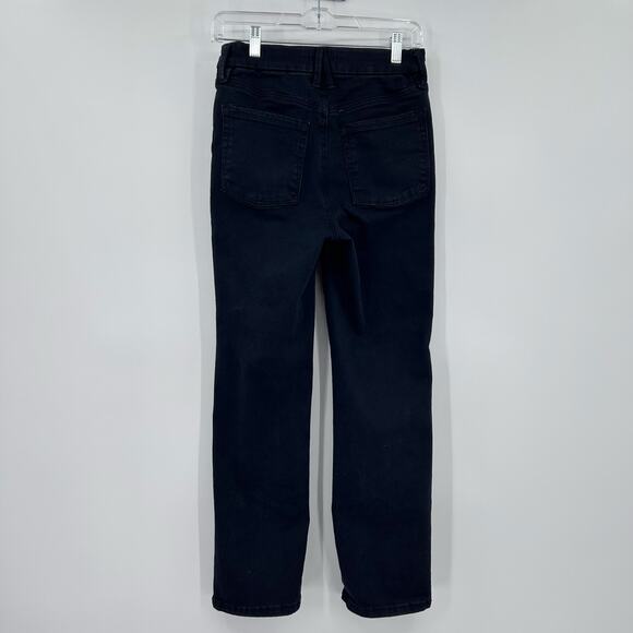 Good American Power Stretch Pull‑On Straight Jeans Black Sculpting Womens Sz S - Picture 8 of 10